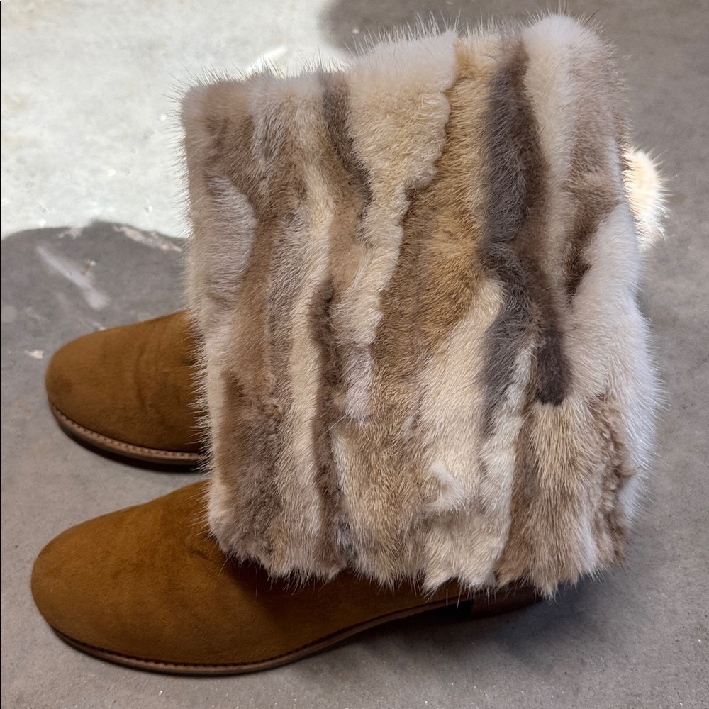 Fur and Suede Boots